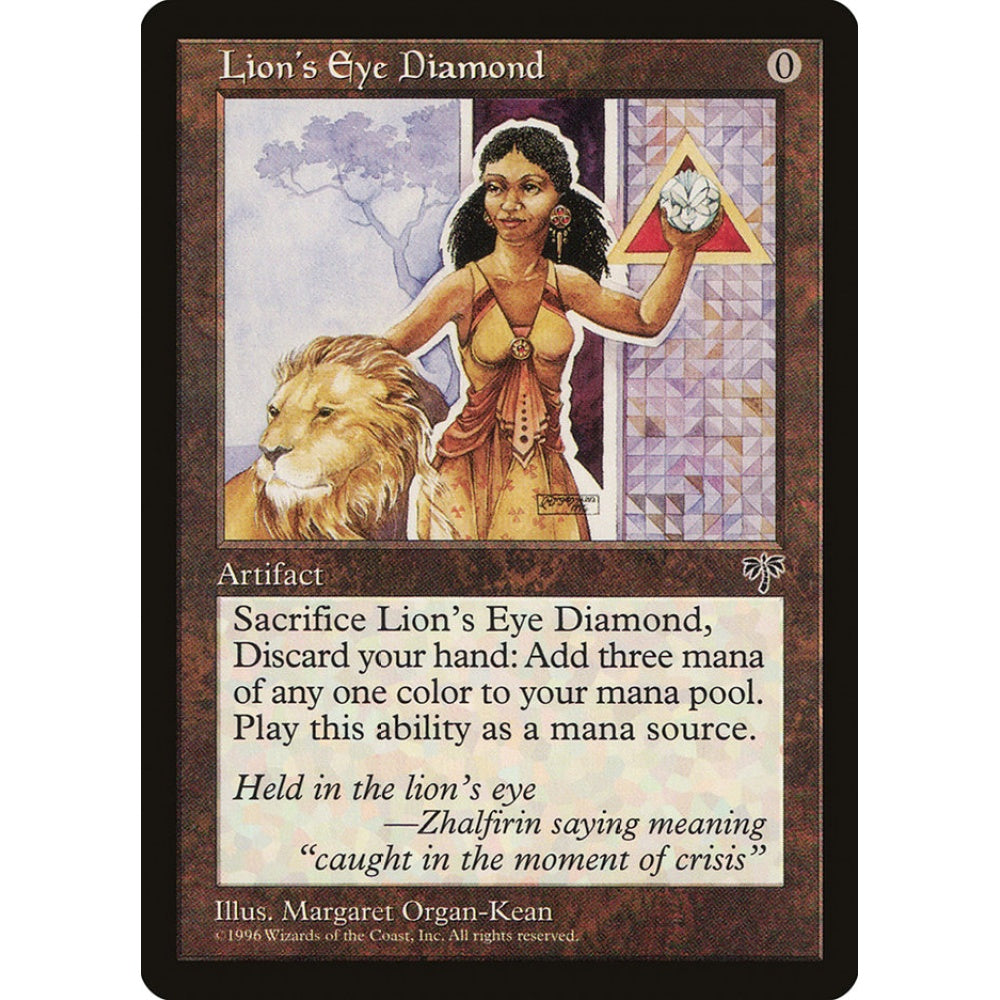Lion's Eye Diamond rare 307 Magic the Gathering Mirage