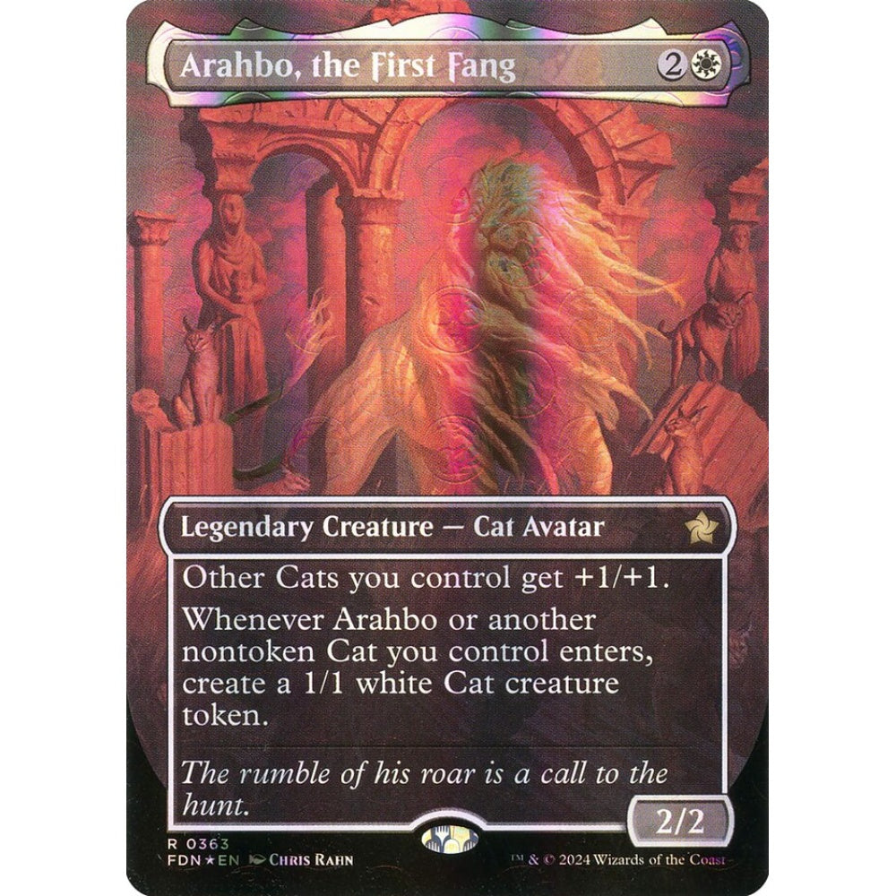Arahbo, the First Fang, 363, rare, Magic: The Gathering, Foundations