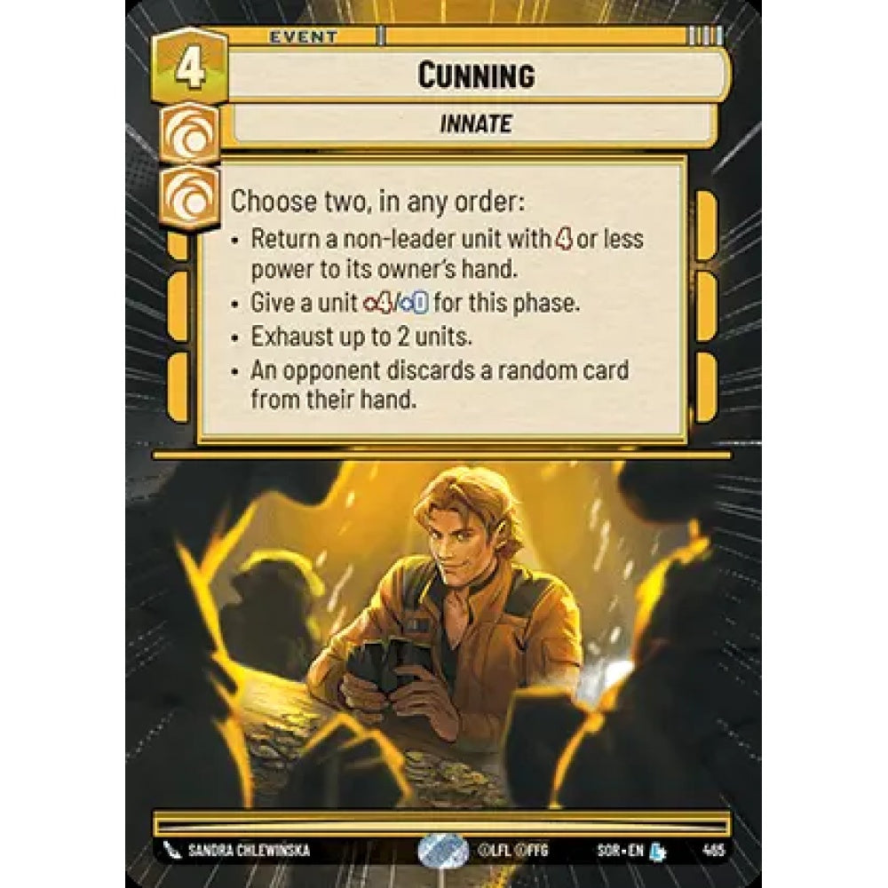 Cunning, 465, L, Star Wars Unlimited, Sparks Of Rebellion