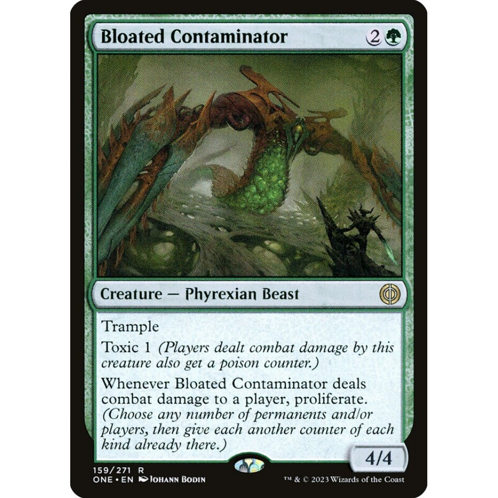Bloated Contaminator, rare, 159, Magic the Gathering, Phyrexia: All Will Be One