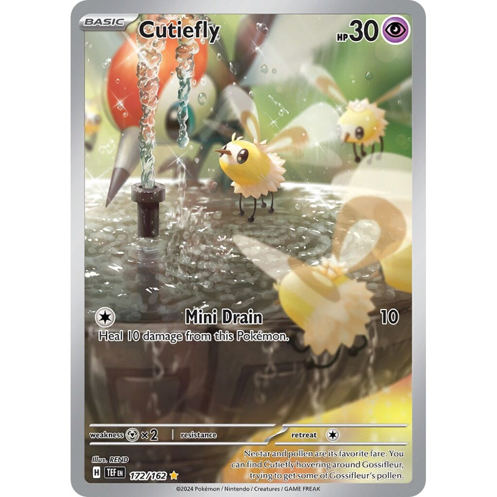 Cutiefly Illustration Rare 172/162 Pokemon Card Game Temporal Forces