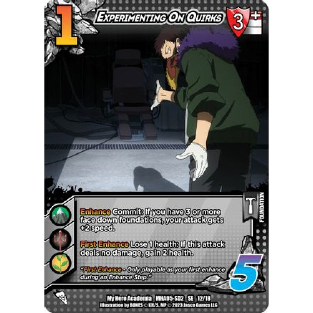 Experimenting On Quirks, 12/18, SE, UniVersus, MHA05 Undaunted Raid