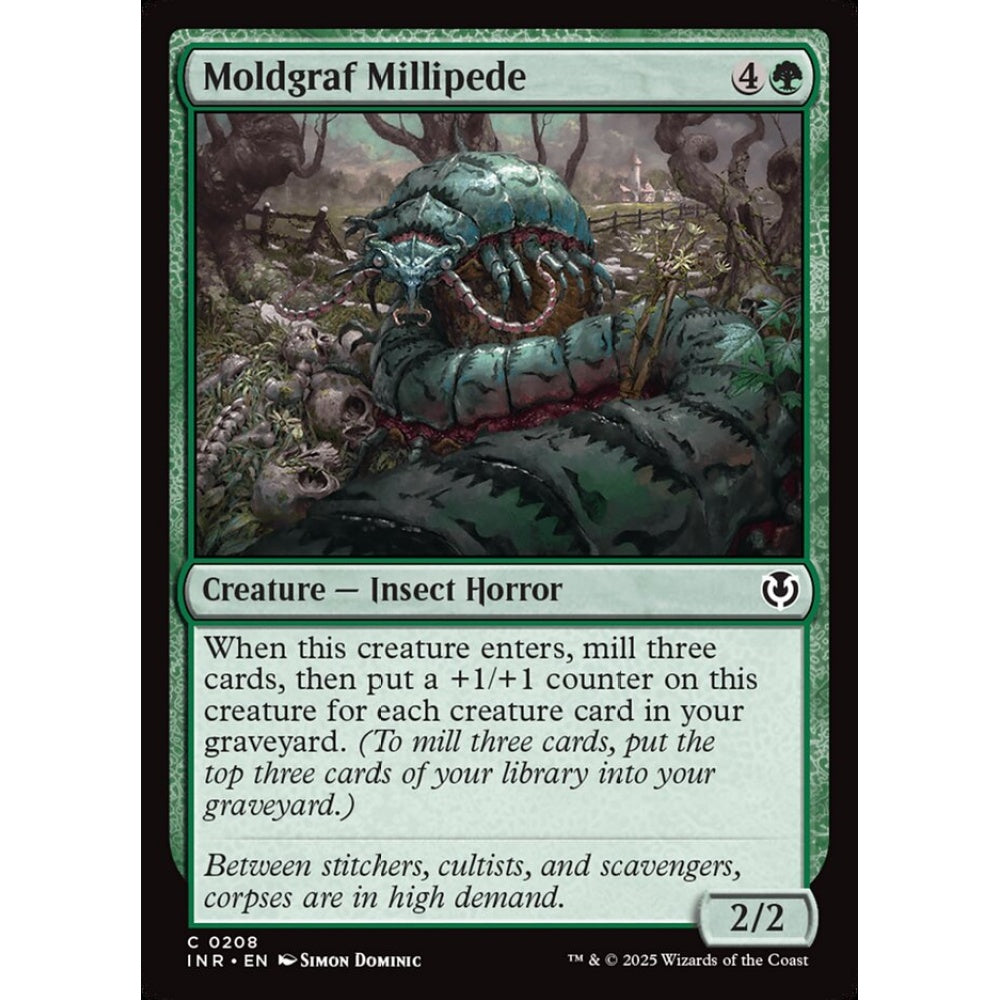 Moldgraf Millipede, 208, common, Magic: The Gathering, Innistrad Remastered
