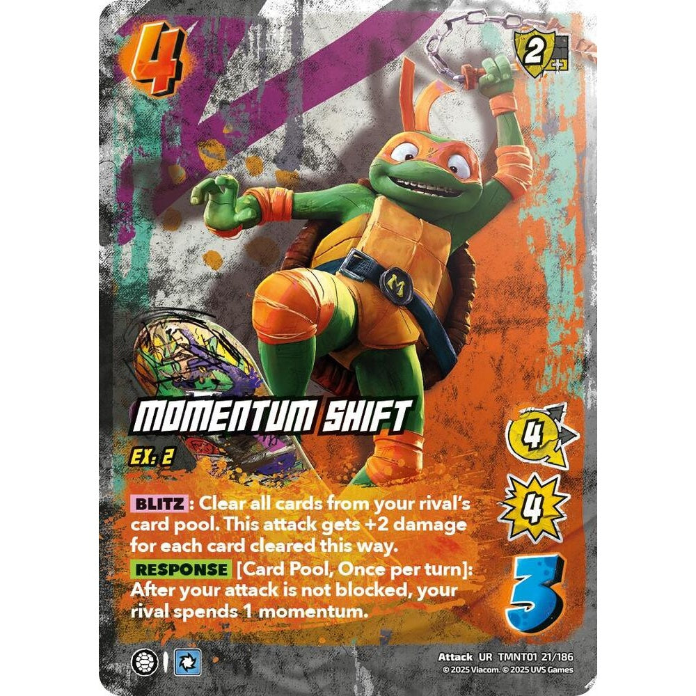 Momentum Shift 21/186 TMNT01 Universus Teenage Mutant Ninja Turtles Attack UR