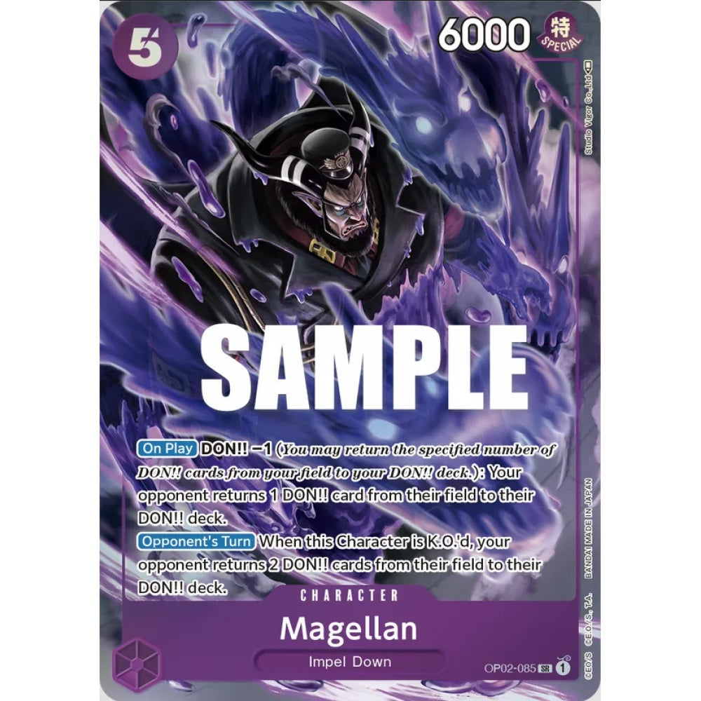 Magellan, OP02-085, Alternate Art, One Piece, Paramount War