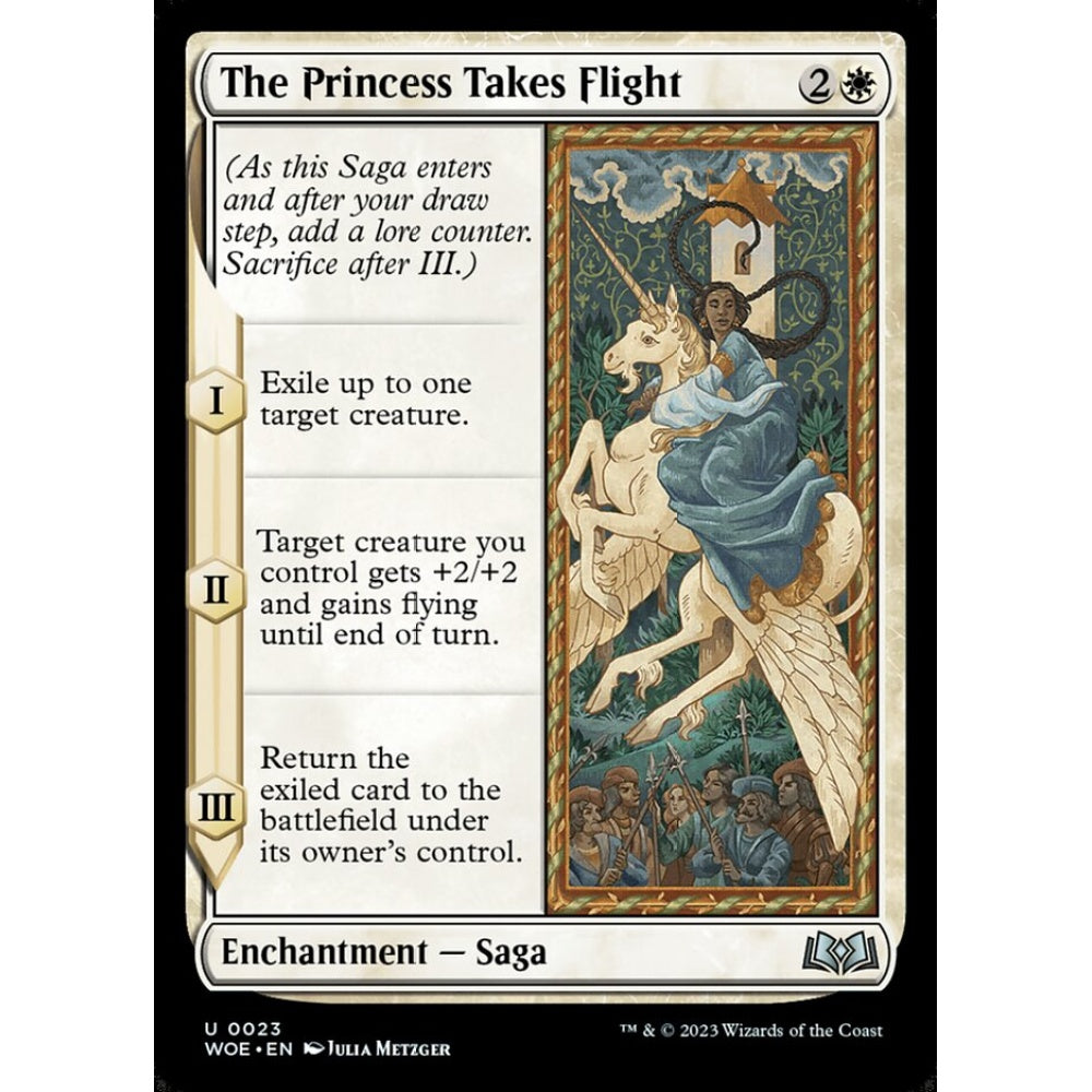 The Princess Takes Flight, uncommon, 23, Magic the Gathering, Wilds of Eldraine