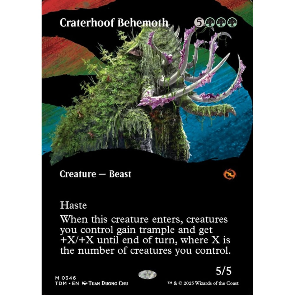 Craterhoof Behemoth mythic 346 Magic the Gathering Tarkir: Dragonstorm