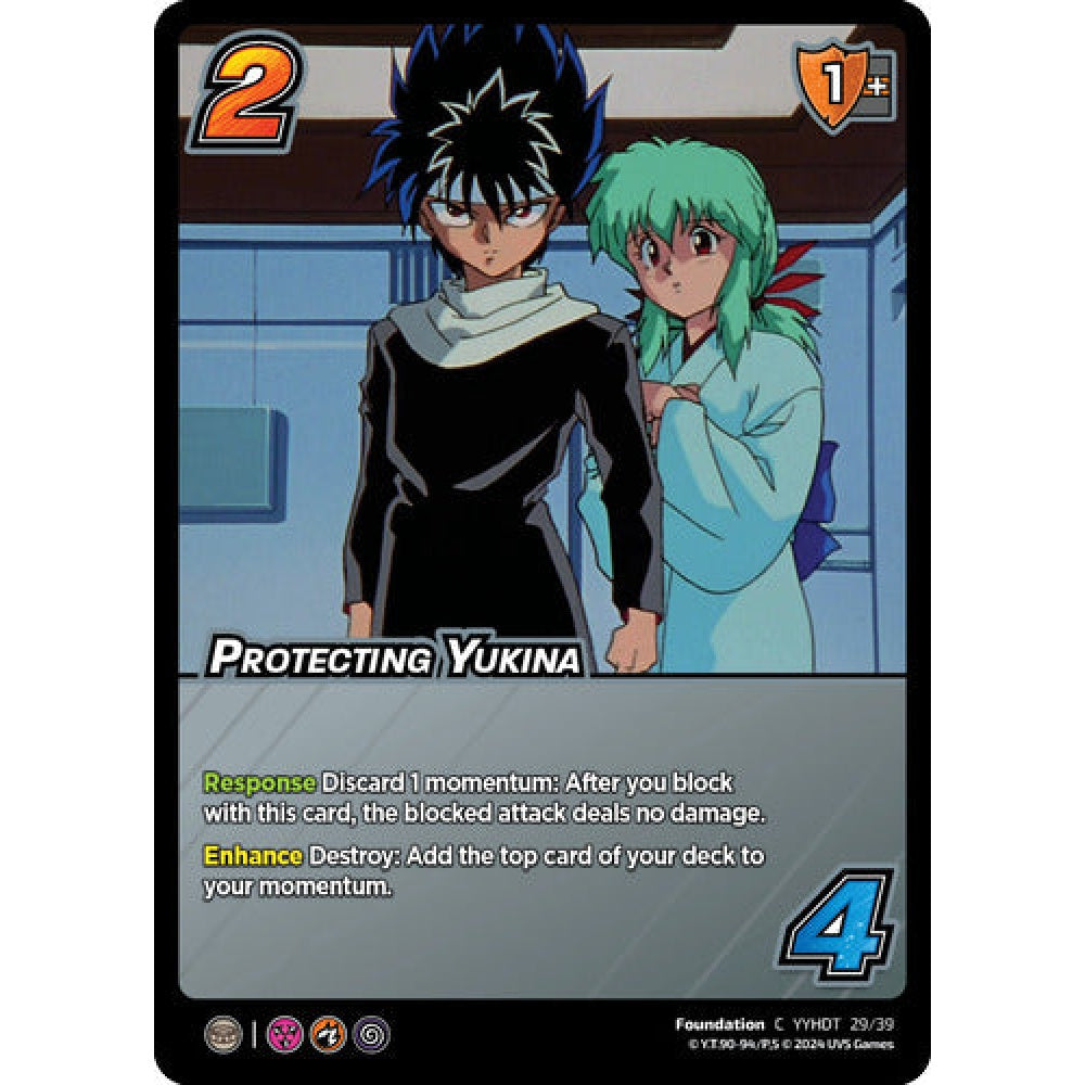 Protecting Yukina, 29/39, C, UniVersus, Yu Yu Hakusho: Dark Tournament