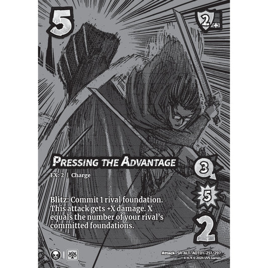 Pressing the Advantage, 251/297, SR-ALT, UniVersus, Attack on Titan: Battle for Humanity