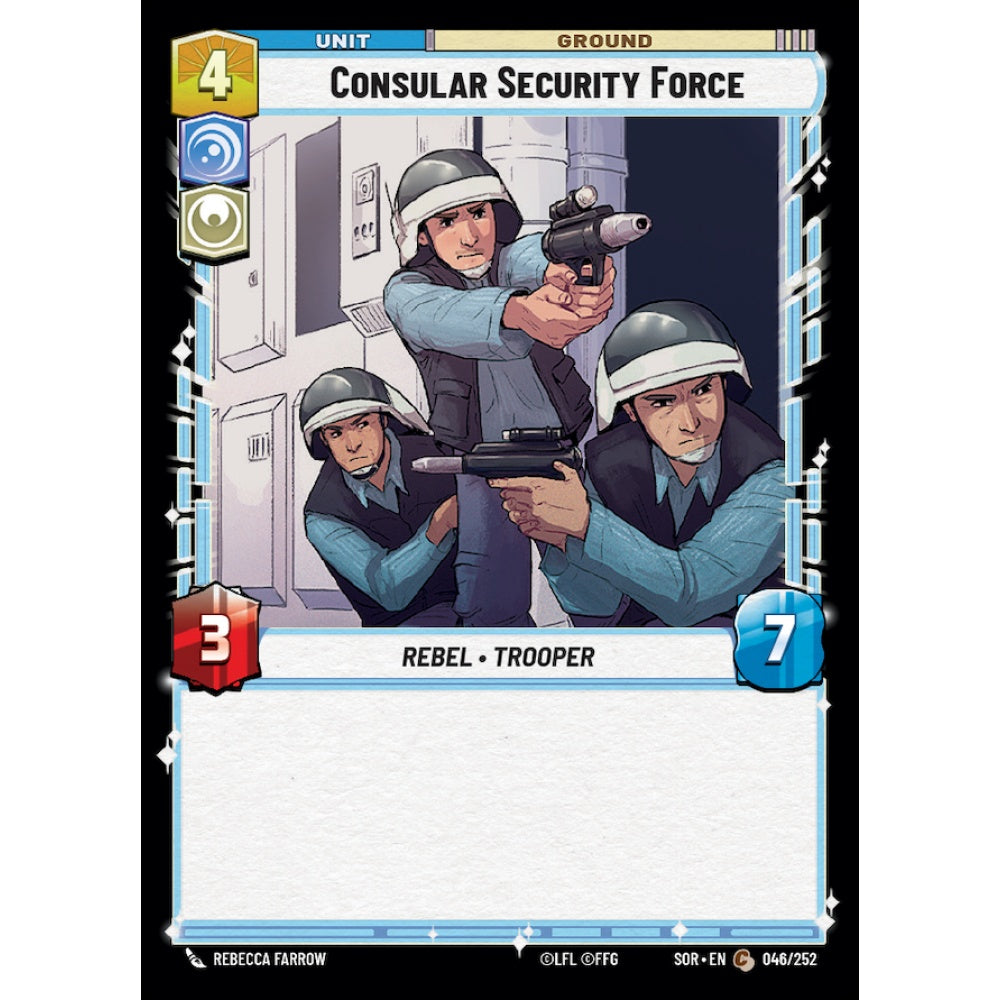 Consular Security Force, 46, C, Star Wars Unlimited, Sparks Of Rebellion