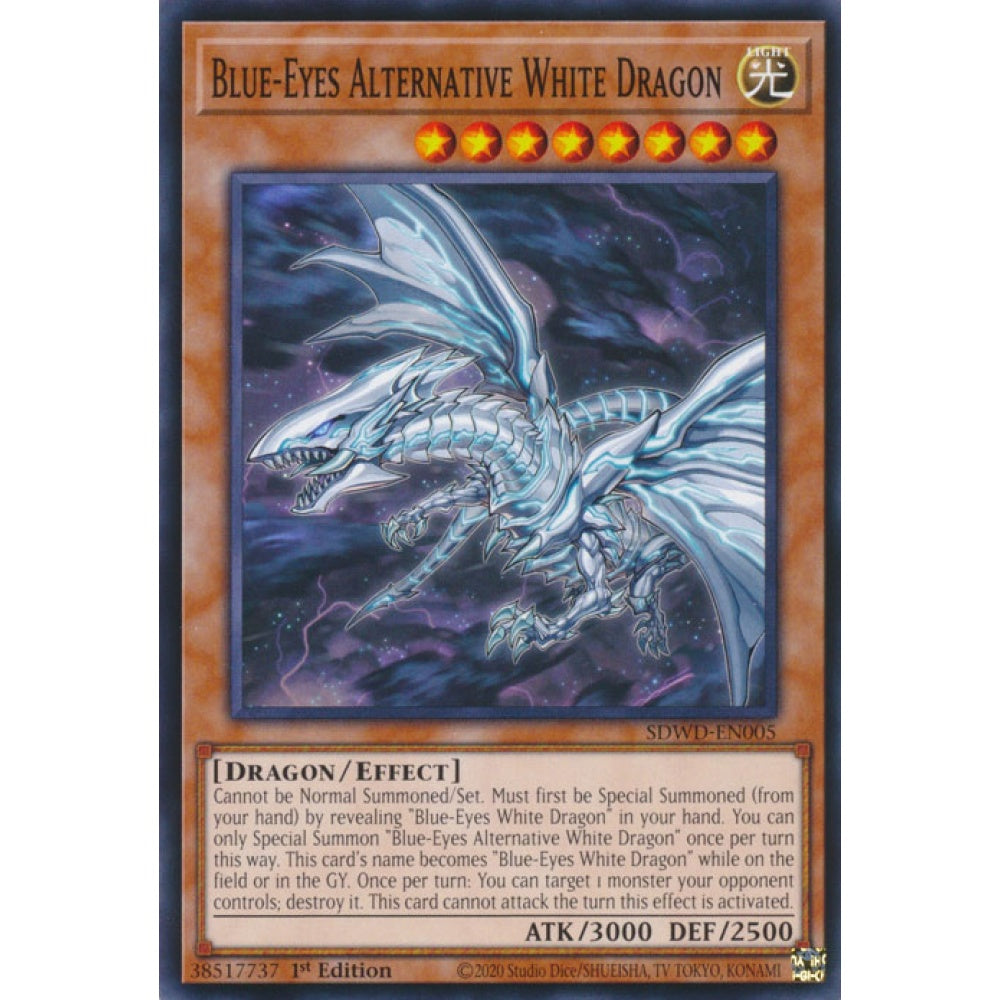 Blue-Eyes Alternative White Dragon RA02-EN010 Ultra Ultra Rare Yu-Gi-Oh 25th Anniversary Rarity Collection II in Art