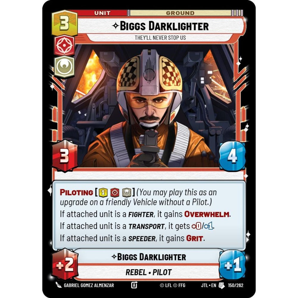 Biggs Darklighter, U, JTL 150), Star Wars Unlimited
