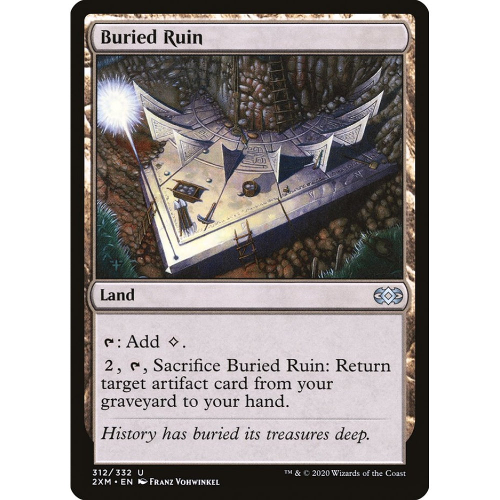Buried Ruin uncommon 312 Magic the Gathering Double Masters