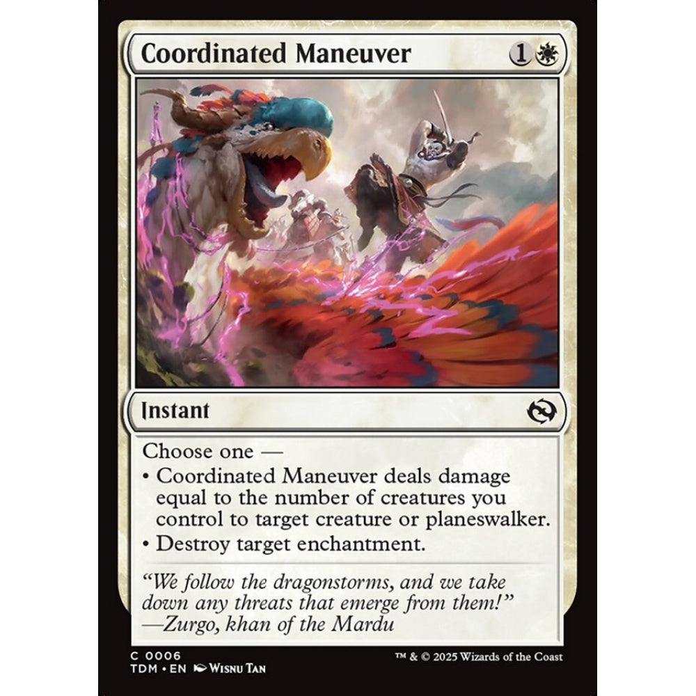 Coordinated Maneuver common 6 Magic the Gathering Tarkir: Dragonstorm