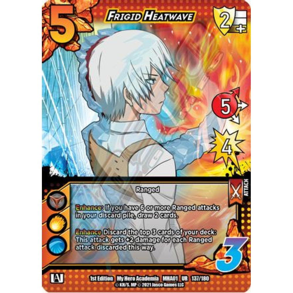 Frigid Heatwave, 137/180, UR, UniVersus, MHA01 My Hero Academia