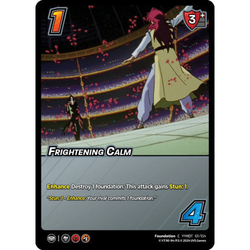 Frightening Calm, 61/154, C, UniVersus, Yu Yu Hakusho: Dark Tournament