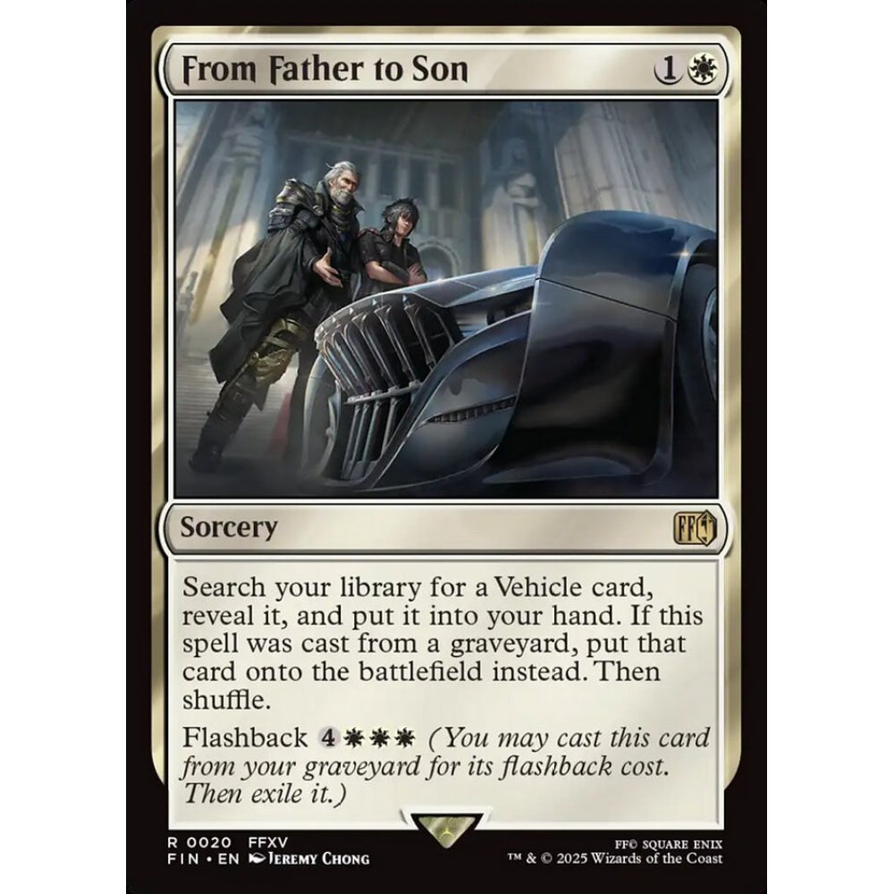 From Father to Son rare 20 Magic the Gathering Final Fantasy