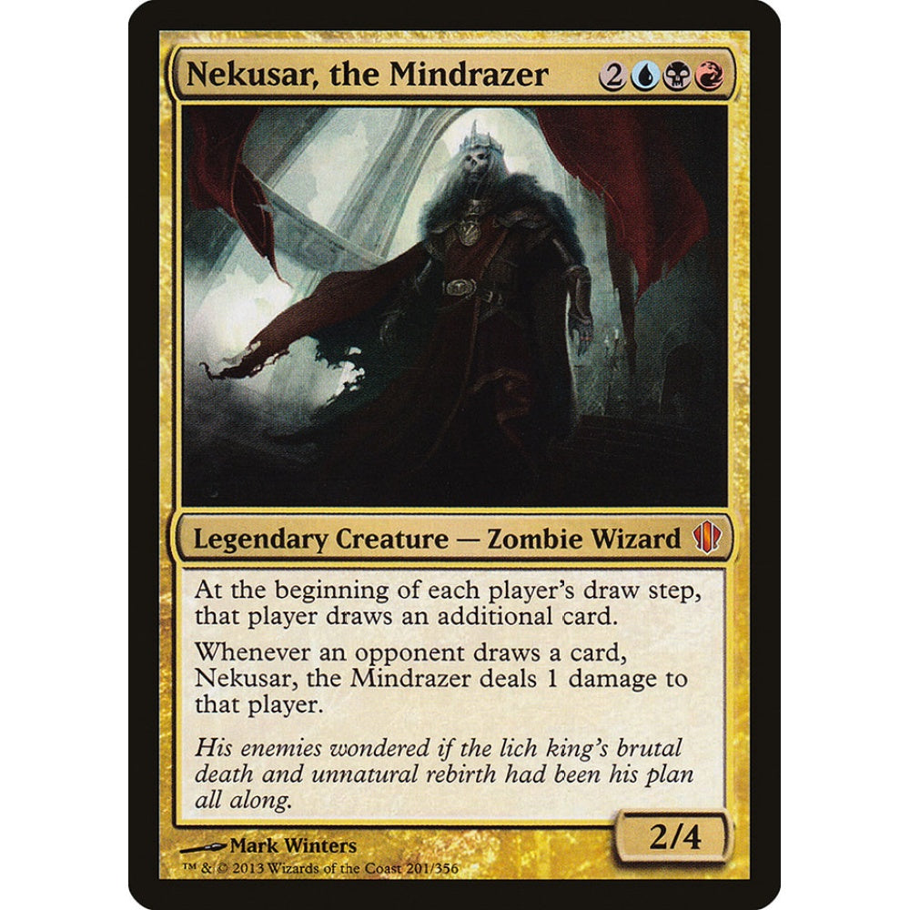 Nekusar, the Mindrazer mythic 201 Magic the Gathering Commander 2013