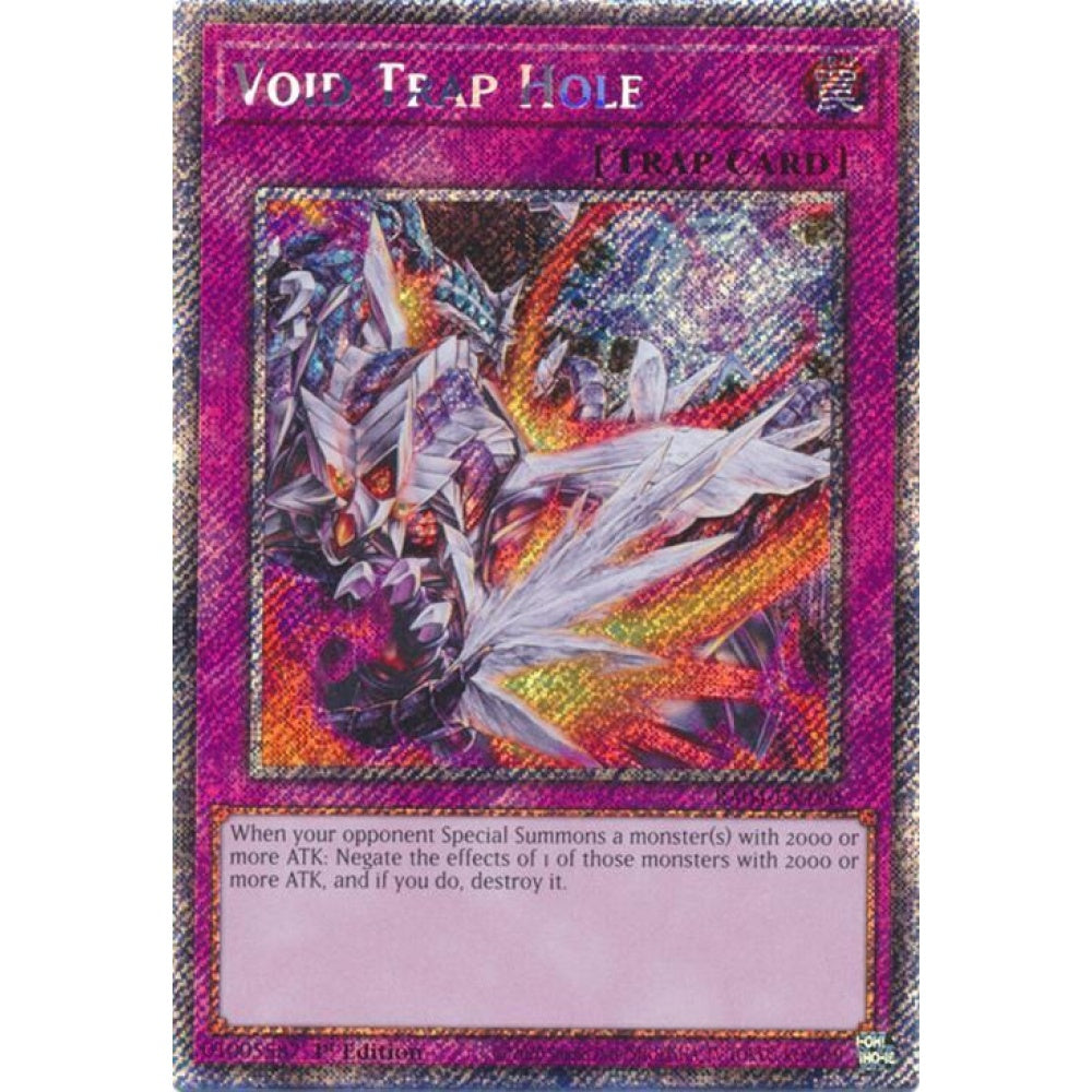 Void Trap Hole (Platinum Secret Rare) - RA04-EN190 Platinum Rare
