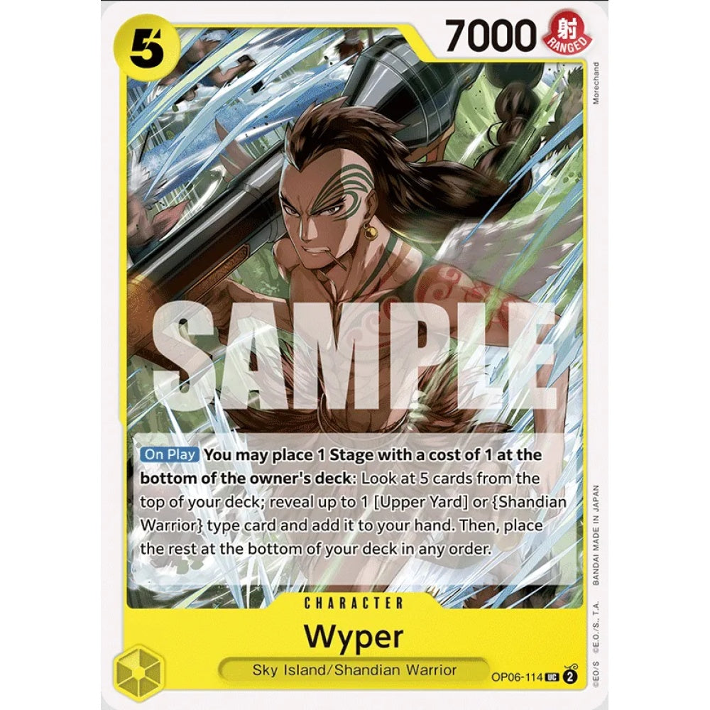 Wyper, OP06-114, Uncommon, One Piece, Wings of the Captain