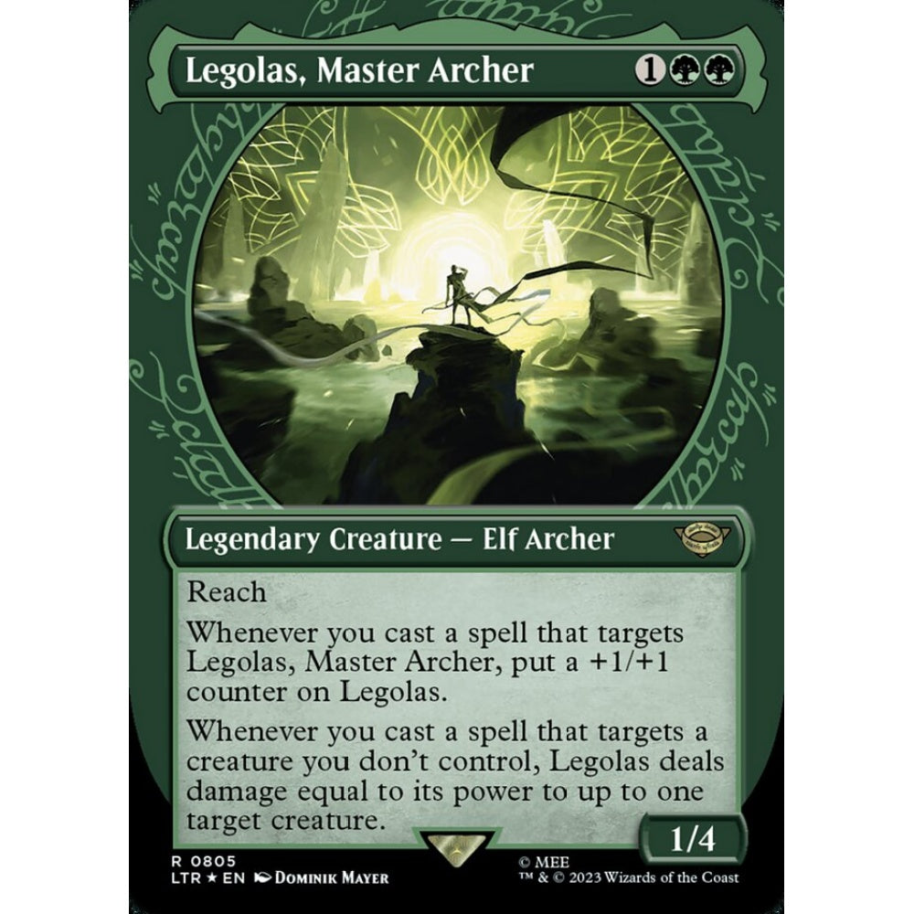 Legolas, Master Archer, rare, 805, Magic the Gathering, The Lord of the Rings: Tales of Middle-earth