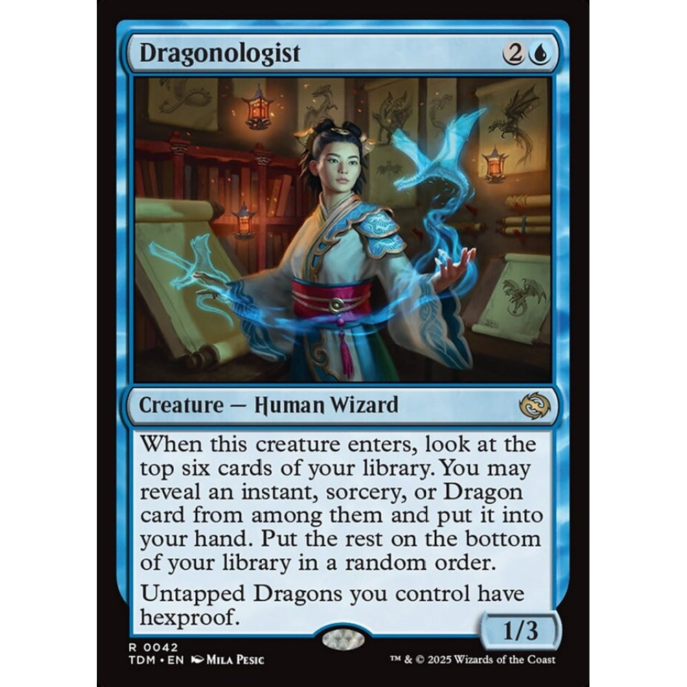 Dragonologist rare 42 Magic the Gathering Tarkir: Dragonstorm