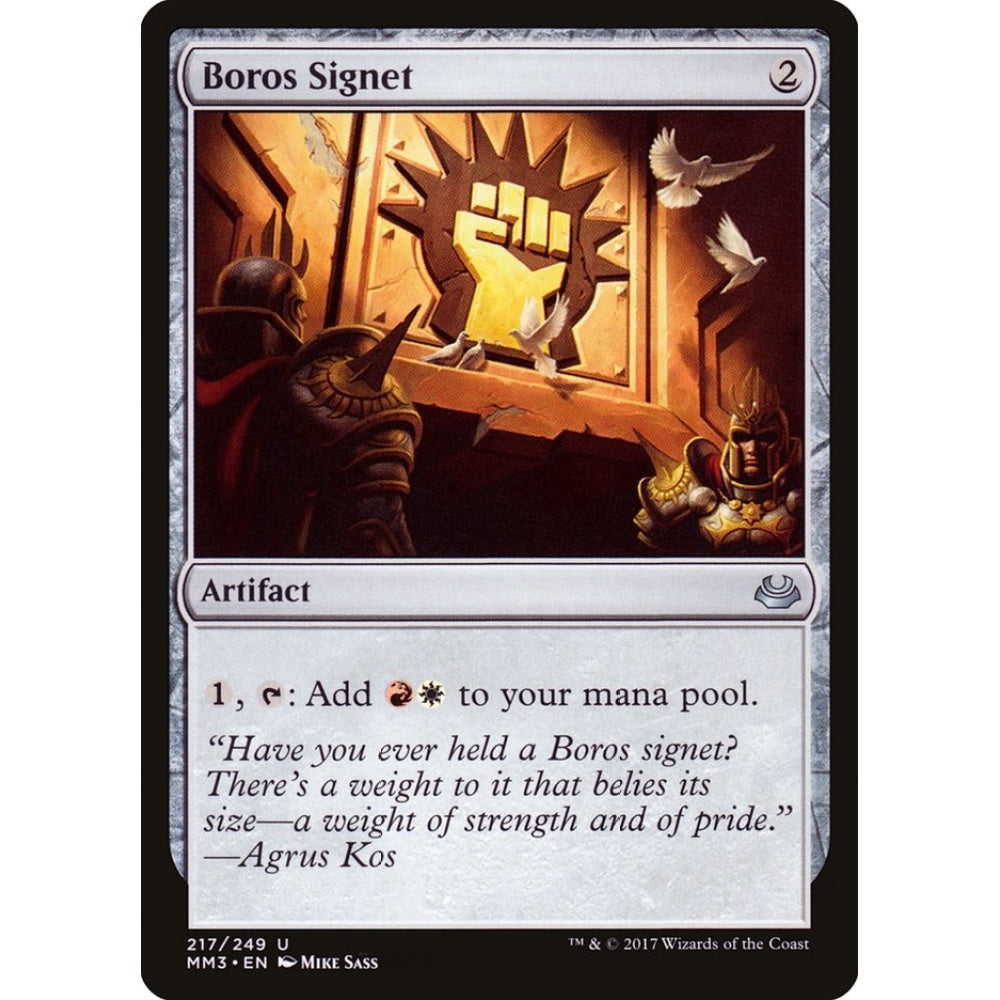 Boros Signet uncommon 217 Magic the Gathering Modern Masters 2017