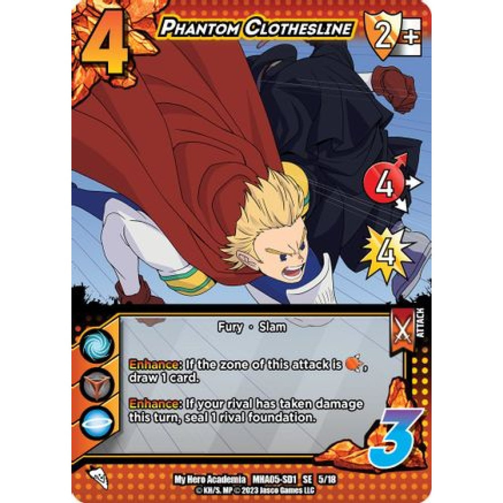 Phantom Clothesline, 5/18, SE, UniVersus, MHA05 Undaunted Raid