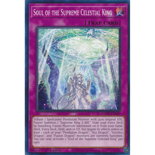 Soul of the Supreme Celestial King AGOV-EN069 Common Common Yu-Gi-Oh Age of Overlord in Art