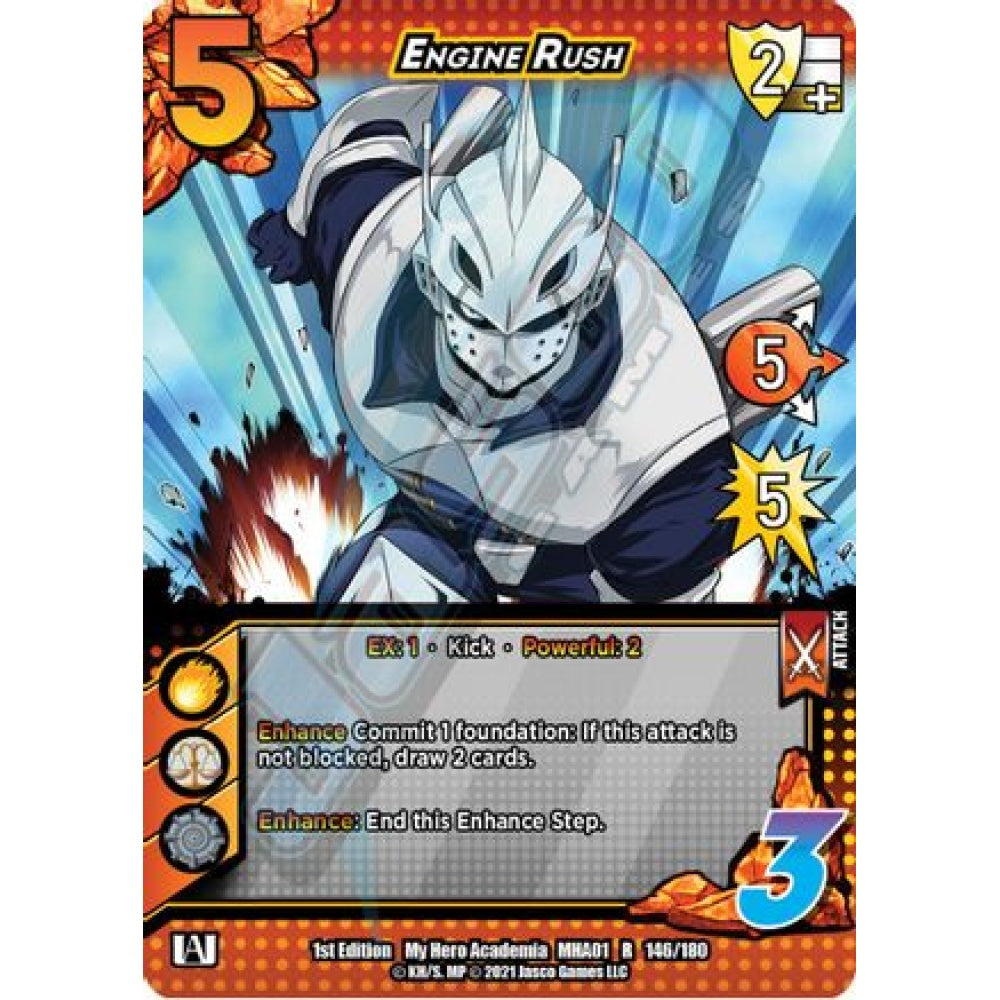 Engine Rush, 146/180, R, UniVersus, MHA01 My Hero Academia