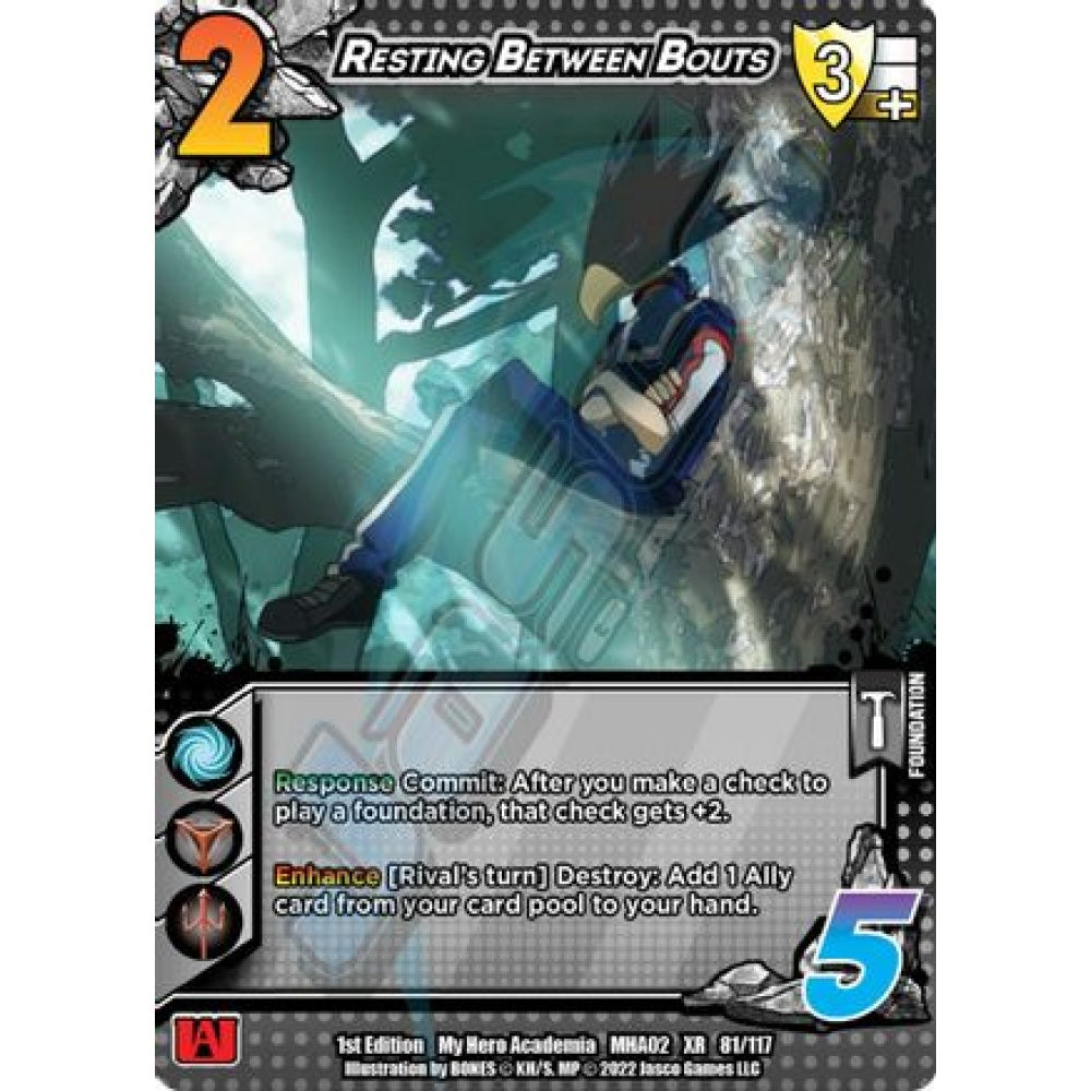 Resting Between Bouts, 81/117, XR, UniVersus, MHA02 Crimson Rampage