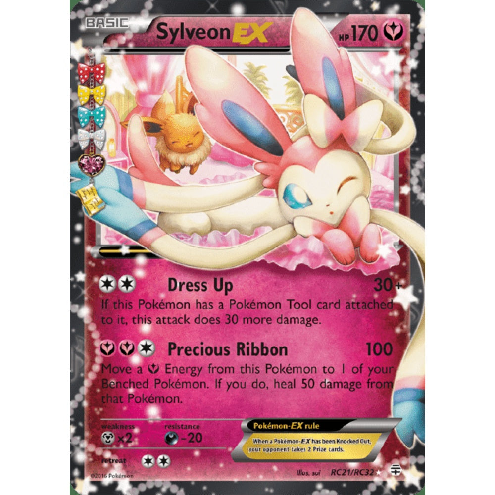 Sylveon-EX Double Rare RC21/RC32 Pokemon Card Game Generations