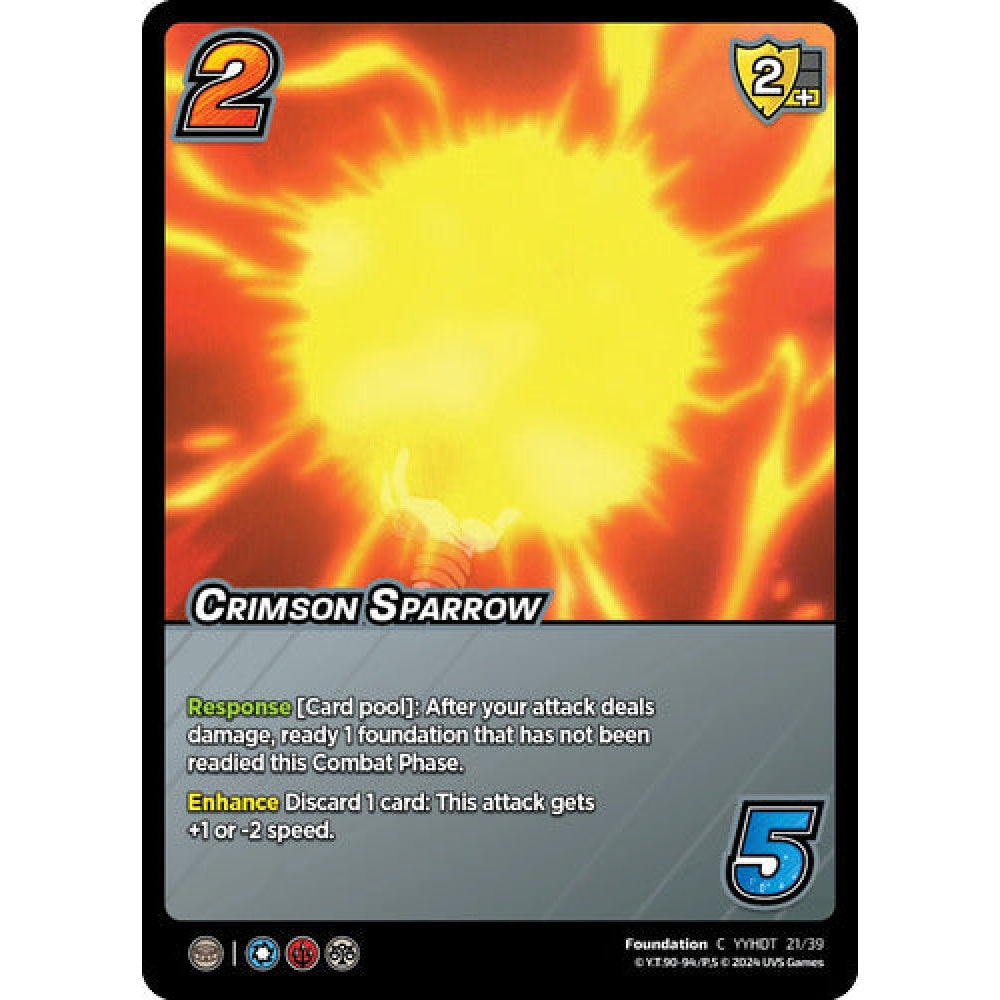 Crimson Sparrow, 21/39, C, UniVersus, Yu Yu Hakusho: Dark Tournament