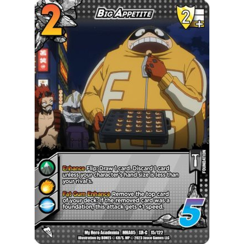 Big Appetite, 15/122, XR-C, UniVersus, MHA05 Undaunted Raid