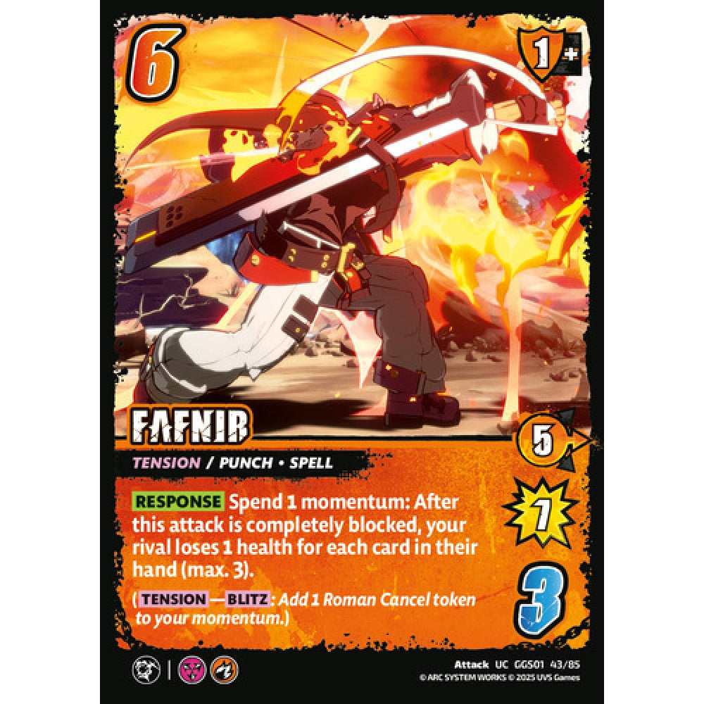 Fafnir 43/85 Universus Card Game Guilty Gear -Strive- UC Non-Foil