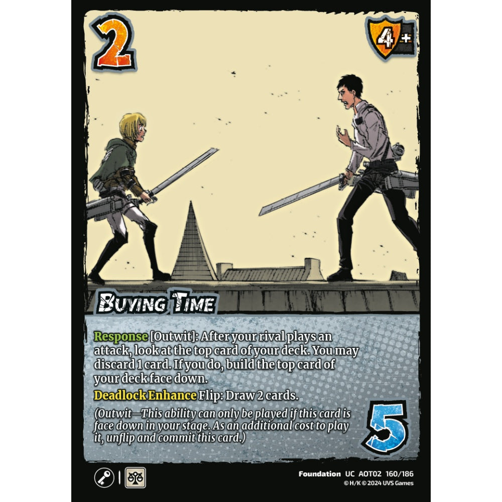 Buying Time, 160/186, AOT02, Universus, Attack on Titan: Origins of Power, Foundation, UC
