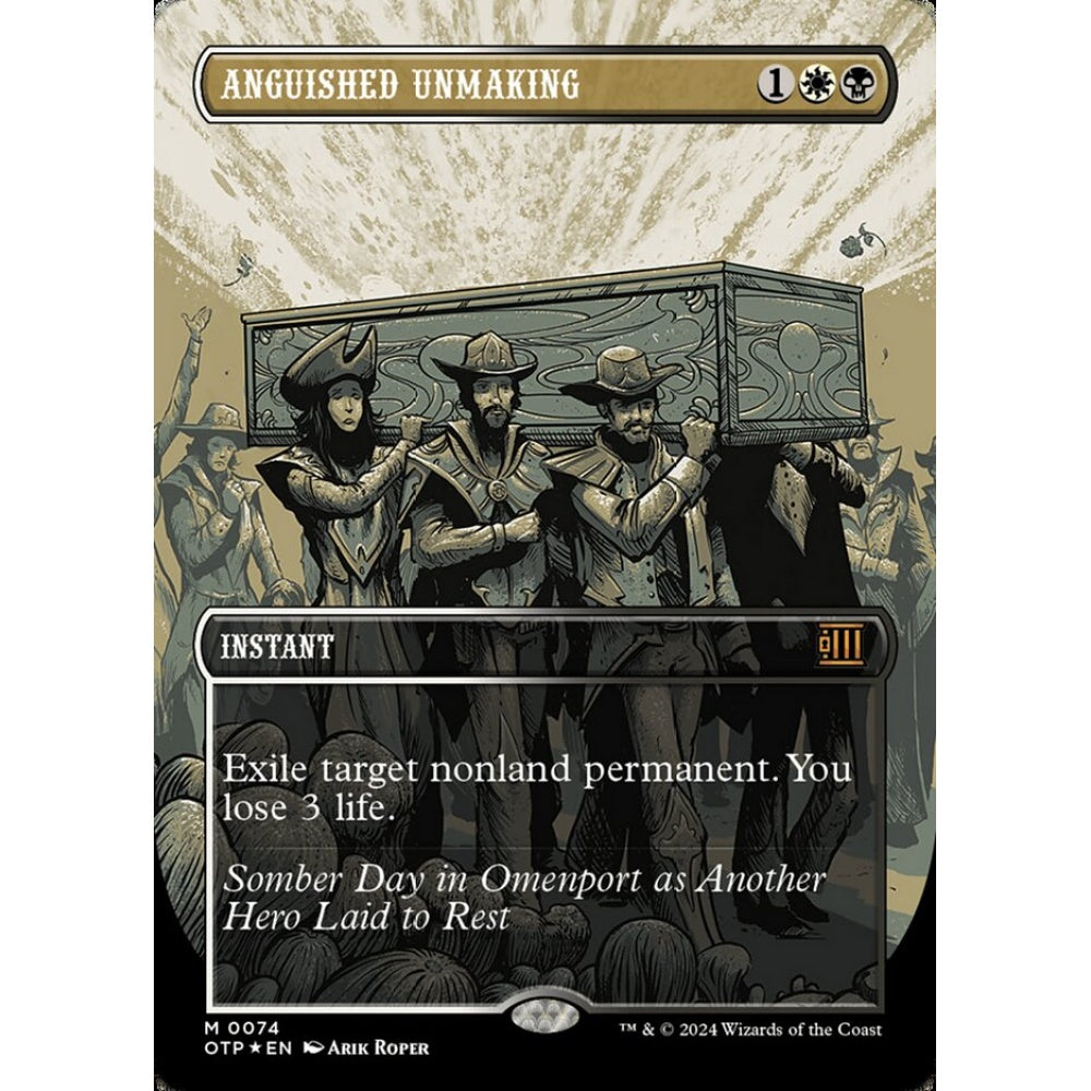 Anguished Unmaking, 74, mythic, Magic: The Gathering, Outlaws of Thunder Junction