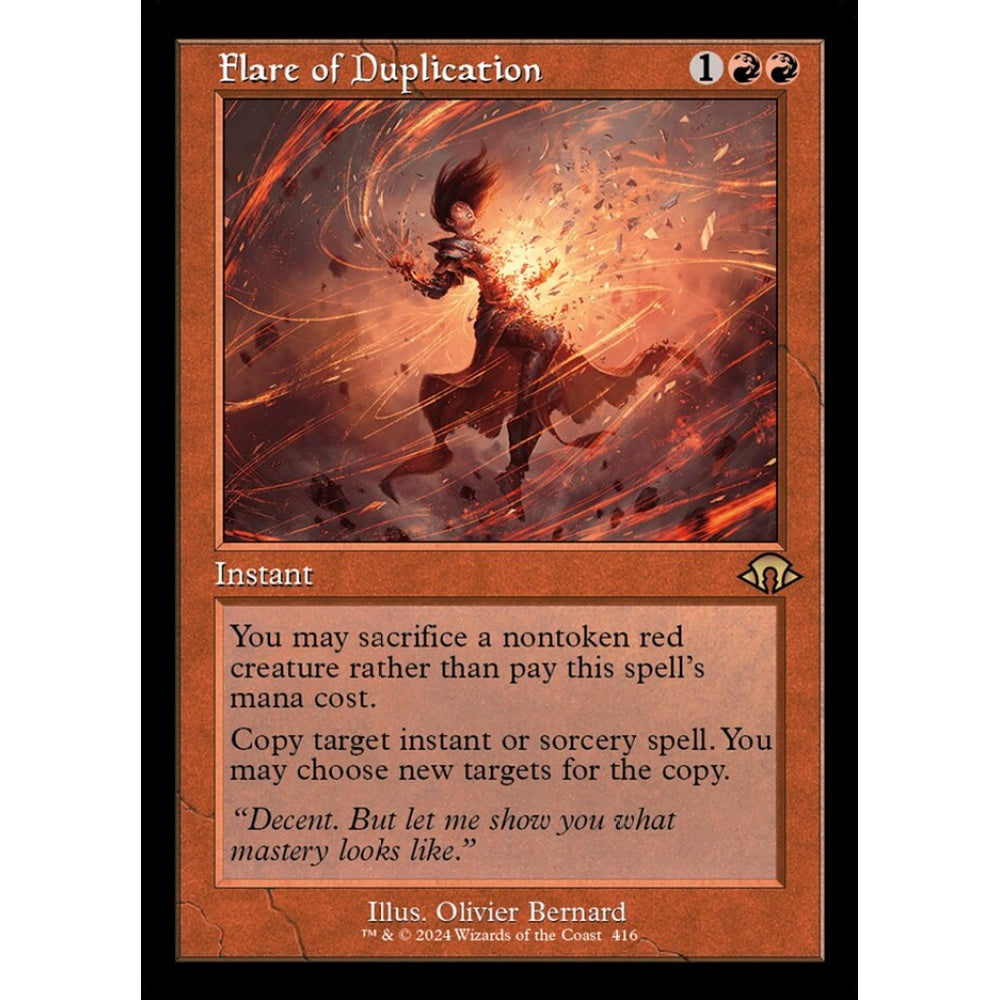 Flare of Duplication, 416, rare, Magic: The Gathering, Modern Horizons 3