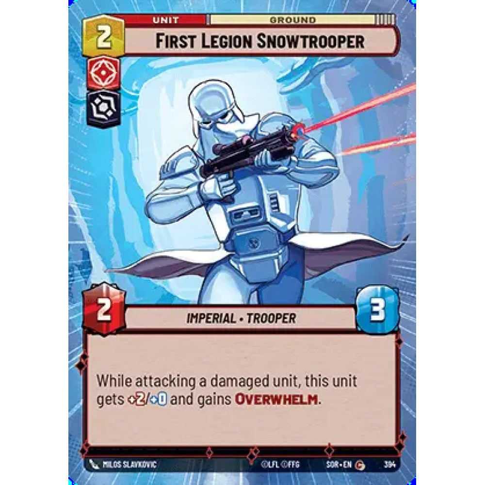 First Legion Snowtrooper, 394, C, Star Wars Unlimited, Sparks Of Rebellion