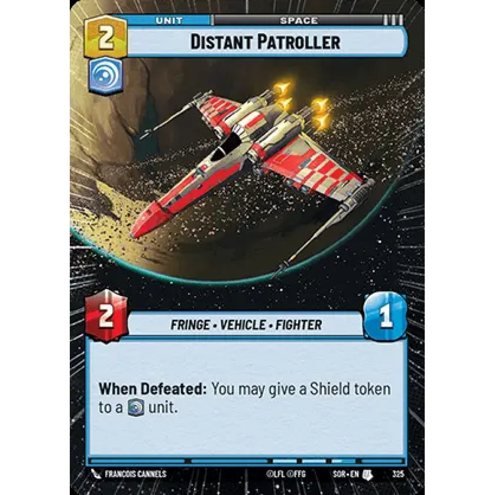 Distant Patroller, 325, U, Star Wars Unlimited, Sparks Of Rebellion