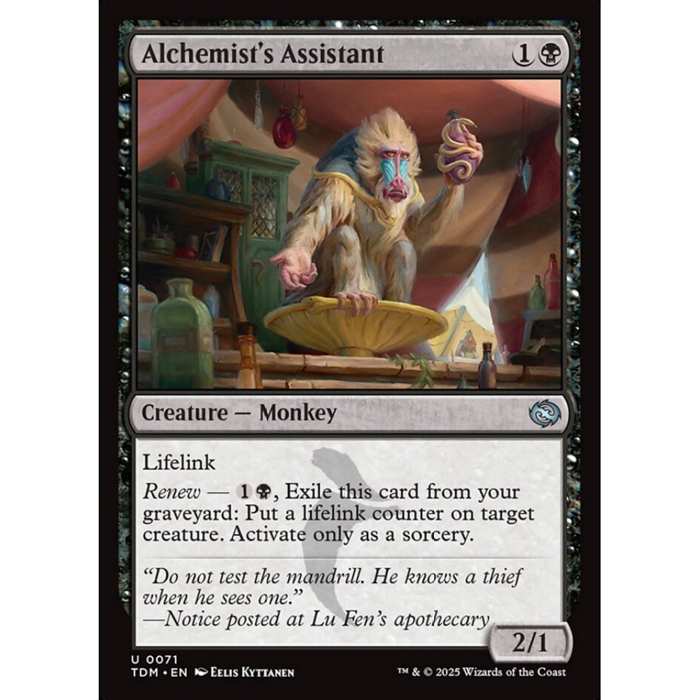 Alchemist's Assistant uncommon 71 Magic the Gathering Tarkir: Dragonstorm