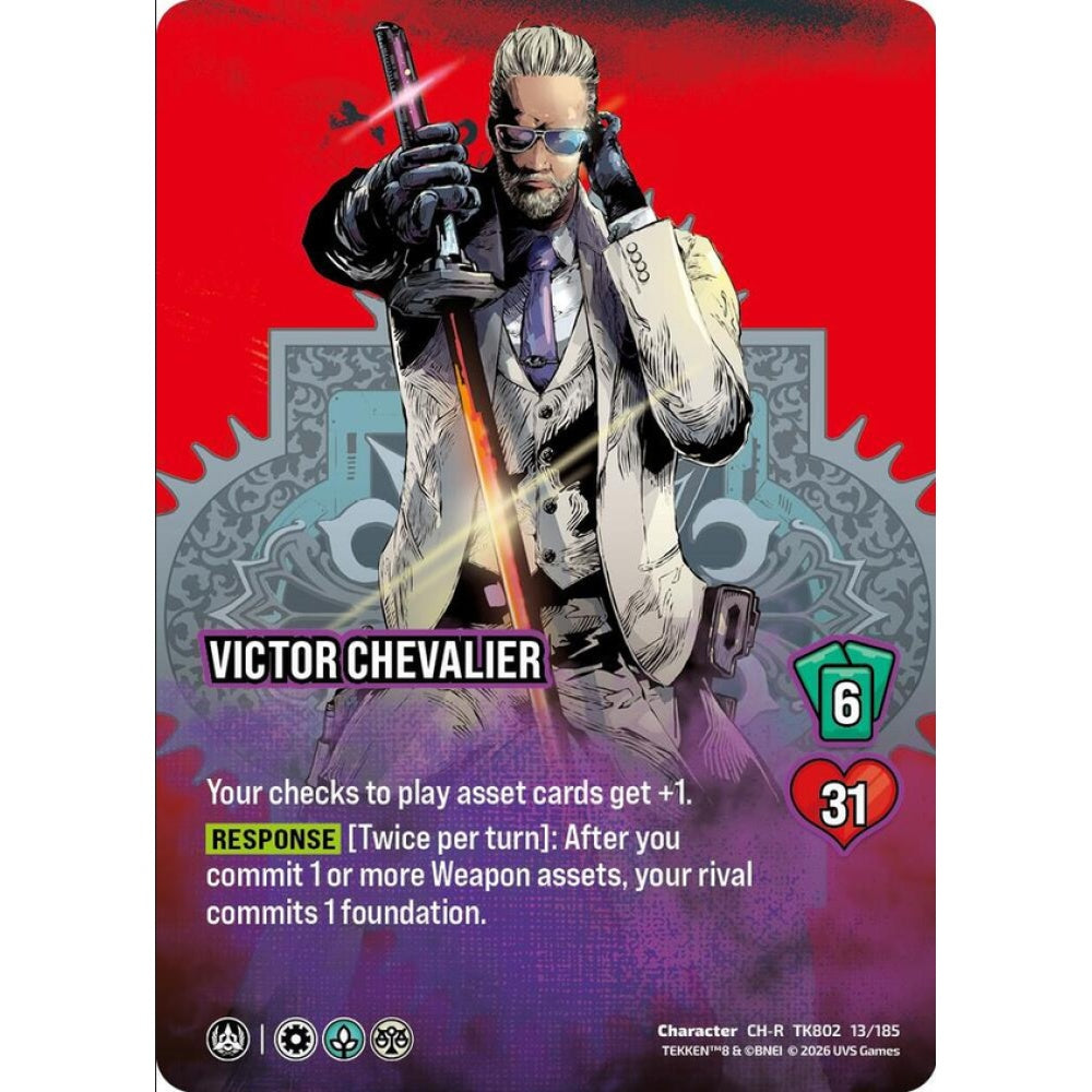 Victor Chevalier 13/185 TK802 Universus Tekken 8 Character CH