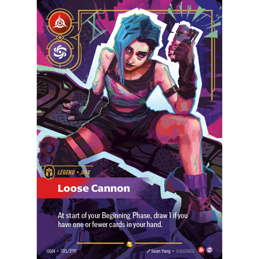 Loose Cannon OGN-301/298 Riftbound Card Game Origins Showcase