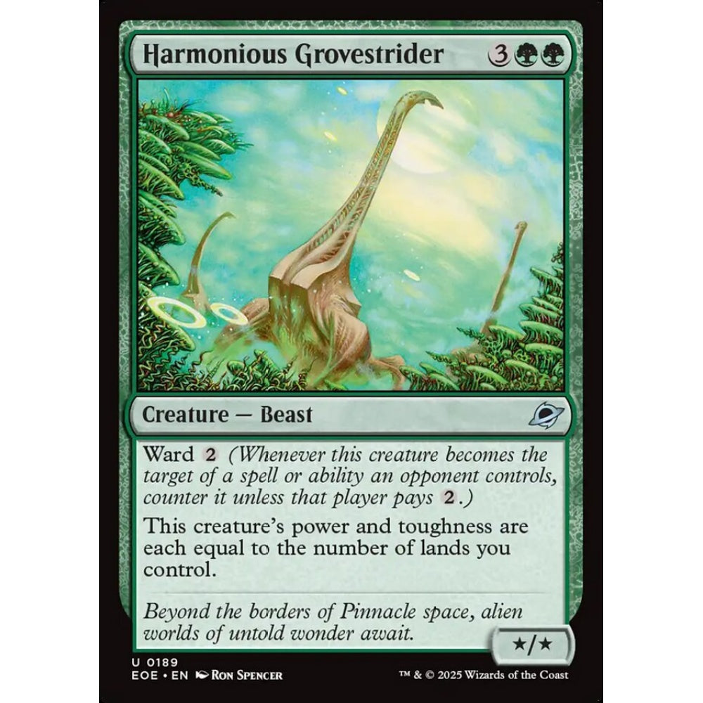 Harmonious Grovestrider uncommon 189 Magic the Gathering Edge of Eternities
