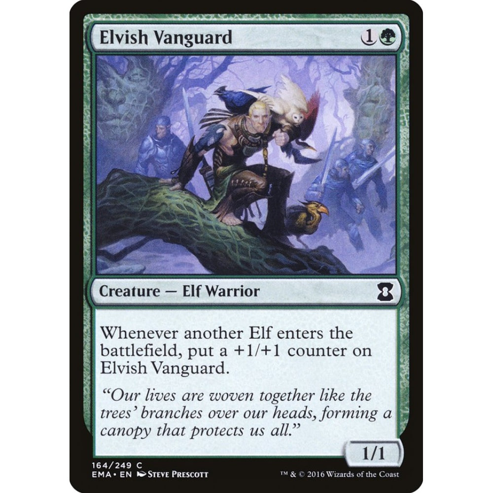 Elvish Vanguard common 164 Magic the Gathering Eternal Masters