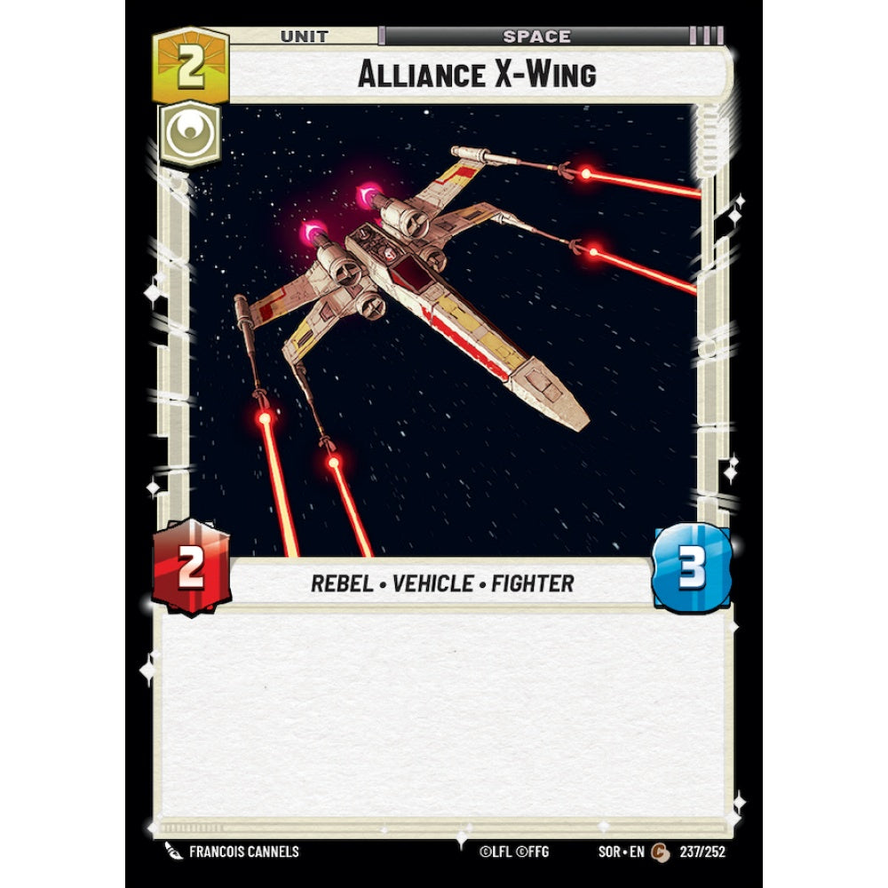 Alliance X-Wing, 237, C, Star Wars Unlimited, Sparks Of Rebellion