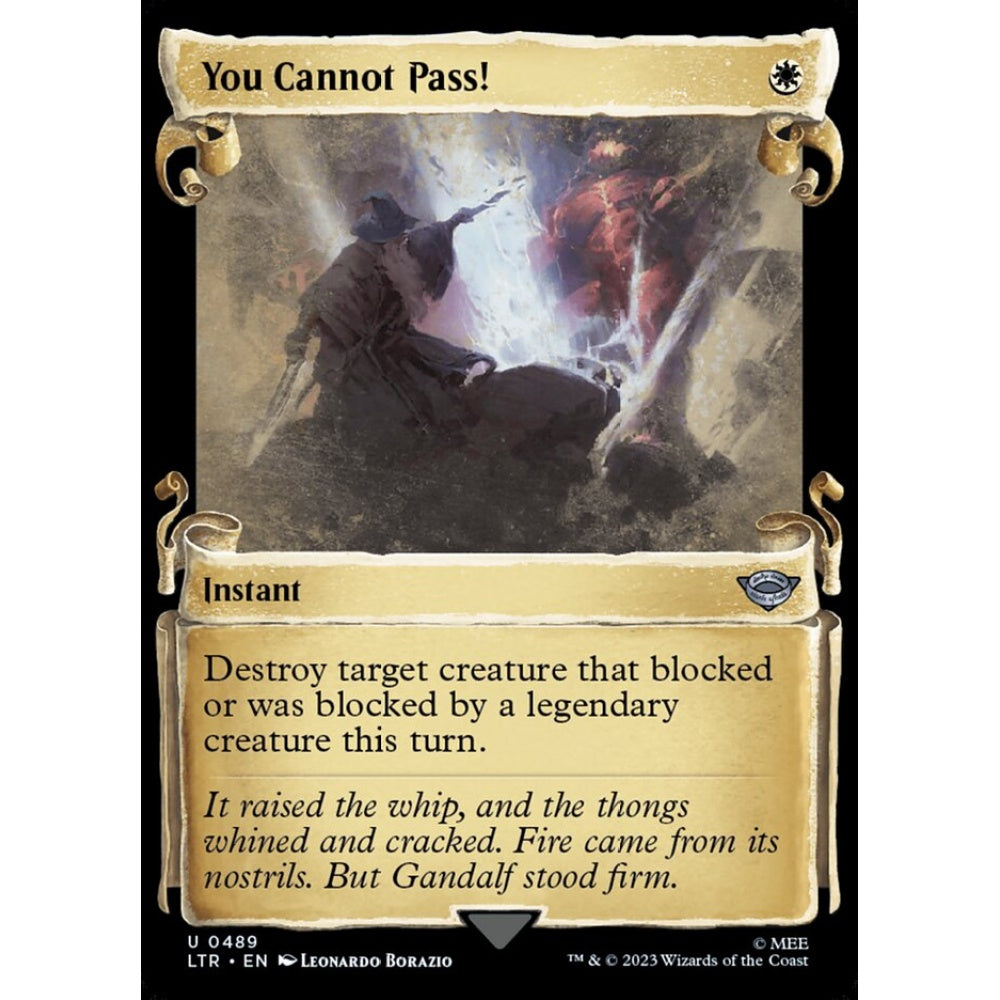 You Cannot Pass!, uncommon, 489, Magic the Gathering, The Lord of the Rings: Tales of Middle-earth