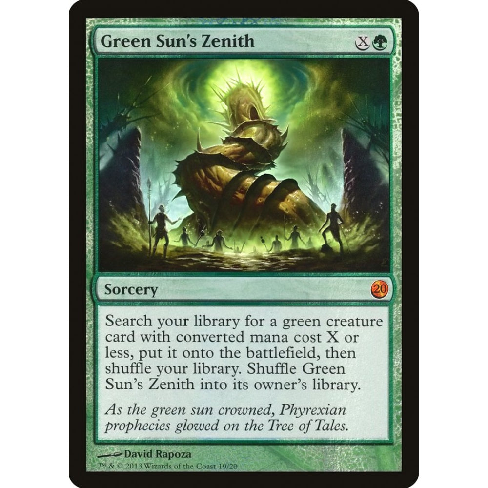 Green Sun's Zenith mythic 19 Magic the Gathering From the Vault: Twenty