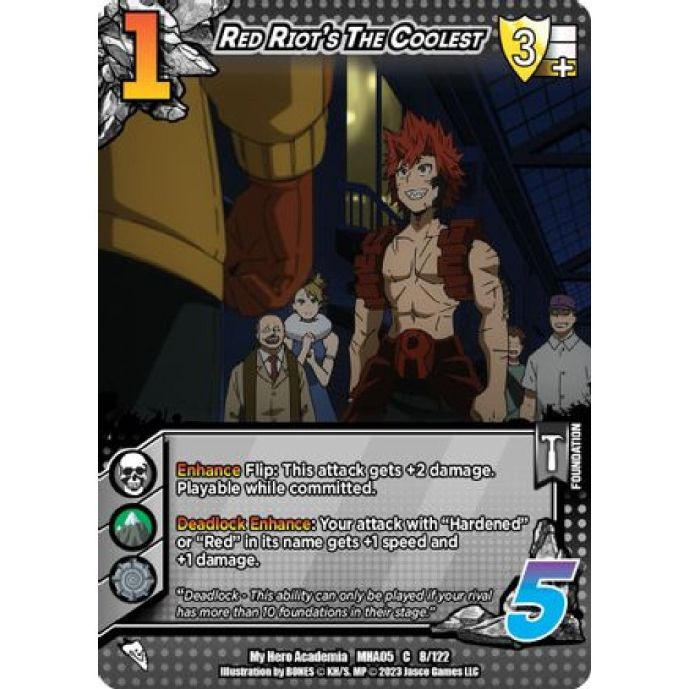 Red Riot's The Coolest, 8/122, C, UniVersus, MHA05 Undaunted Raid
