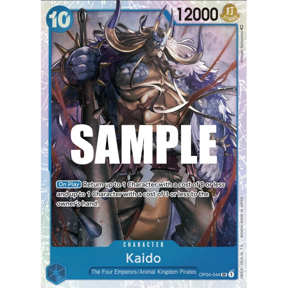 Kaido, OP04-044, Super Rare, One Piece, Kingdoms of Intrigue